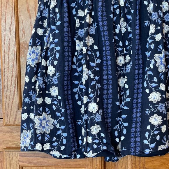 Old Navy Womens Size S Skirt Floral Multicolor Boho Lined Pull On Elastic Waist - Picture 4 of 12